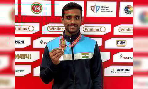 Fencer Bibish K bag maiden podium finish at BRICS Games