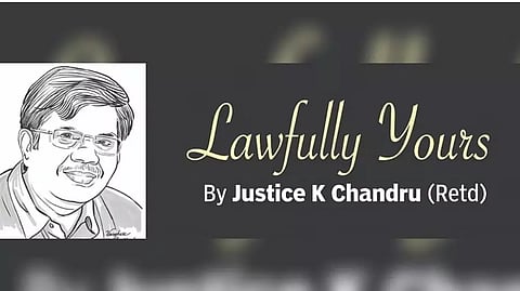 Lawfully Yours: By Retired Justice K Chandru | Dishonoured cheque a penal offence, offender can be jailed