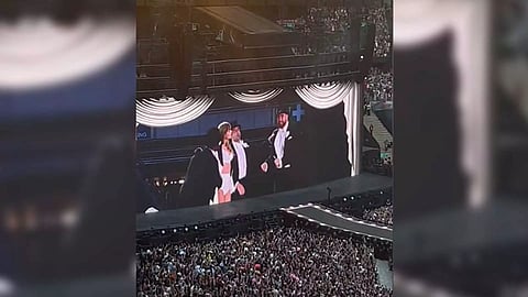 Taylor Swift, Travis Kelce in London (Image: X)