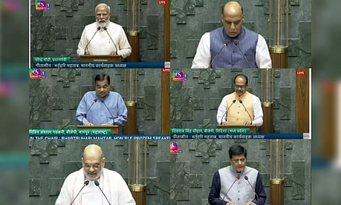 Leaders take oath as Members of Parliament (ANI)