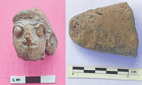 Flint head of woman, neolithic tool