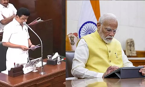 Tamil Nadu Chief Minister M K Stalin, Prime Minister Narendra Modi