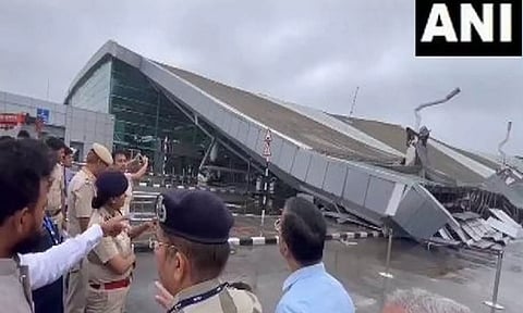 INDIA bloc leaders target PM Modi over Delhi T1 Airport canopy collapse incident