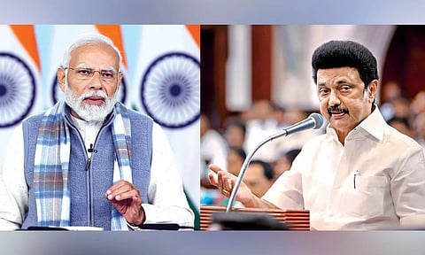  PM Narendra Modi; CM MK Stalin