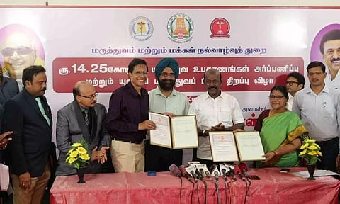 Tamil Nadu health department signed a MoU with IIT Madras and Central Council for Research in Ayurvedic Sciences 