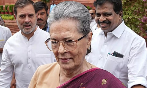  Former Congress president Sonia Gandhi (PTI) 