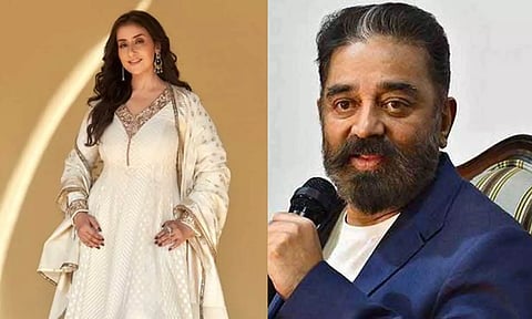 (L-R) Manisha Koirala, Kamal Haasan