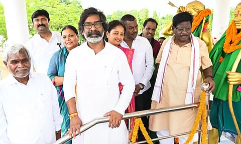 Former Jharkhand Chief Minister Hemant Soren (PTI)