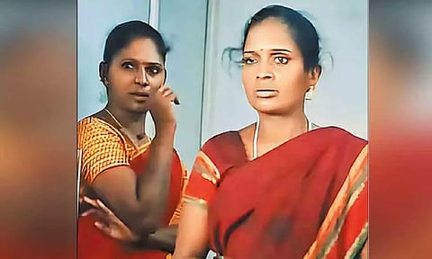 Thenmozhi and Vyjayanthi (Photo: Daily Thanthi)