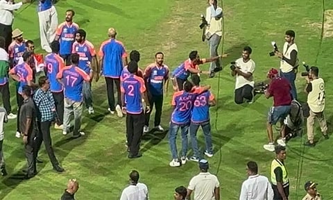 India players dancing (Photo: ANI)