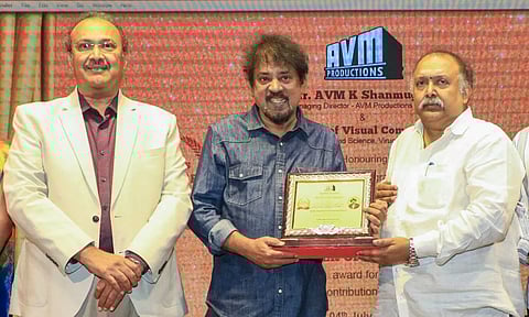 Cinematographer Santosh Sivan receives AVM’s Master of Cinematography Award