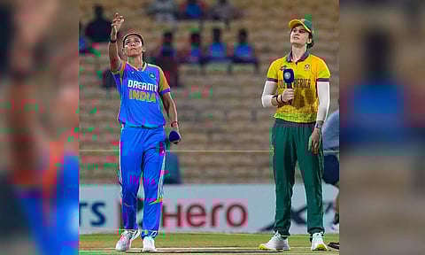 Visuals from the toss (PTI)