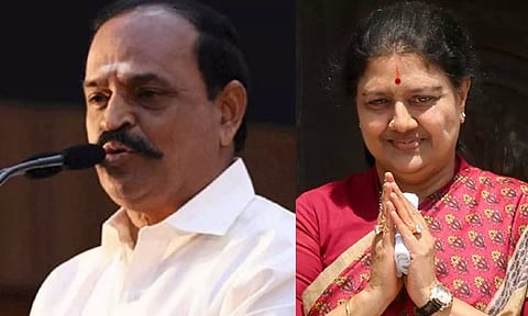 Kadambur Raju, Sasikala