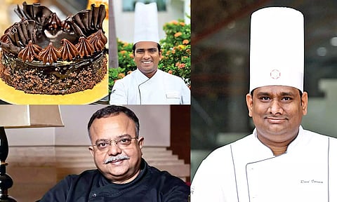 (L-R): Dutch Truffle at La Patisserie; Chef Kathiresan K; Chef Mayank Kulshreshtha; Chef Ravi Varma