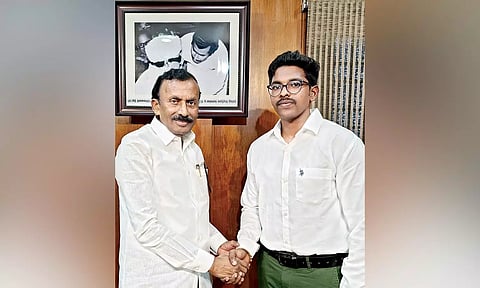 K Gowri Shankar with Saidai Duraisamy 