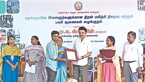Chief Minister M K Stalin on Saturday handed over appointment orders to 146 Dalit youths