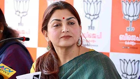BJP leader Kushboo Sundar
