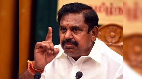 Leader of Opposition and AIADMK general secretary Edappadi K Palaniswami 