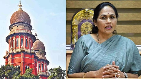 Madras High Court; Member of Lok Sabha and Union minister (MoS) Shobha Karandlaje