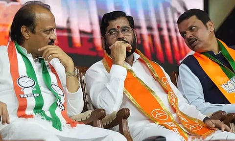  Ajit Pawar; Eknath Shinde; Devendra Fadnavis