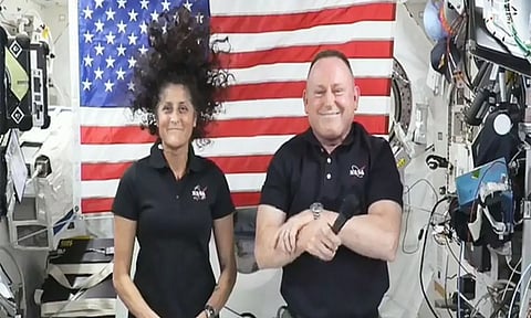 NASA astronauts Sunita Williams and Barry Wilmore on board the ISS (ANI)