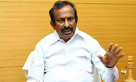 Minister for Housing and Urban Development S Muthusamy 