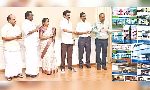 CM MK Stalin inaugurating hostels of Adi Dravidar Welfare Department