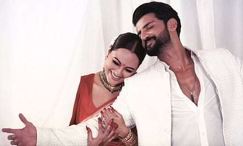 Sonakshi Sinha with her husband Zaheer Iqbal (Instagram)