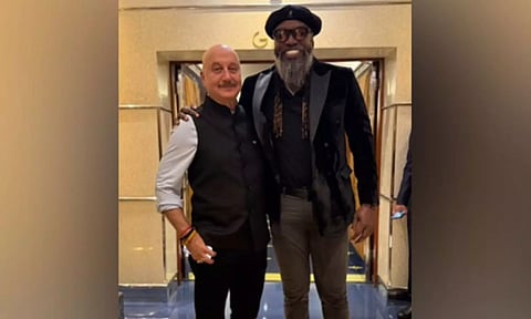 Anupam Kher, Chris Gayle (Instagram)