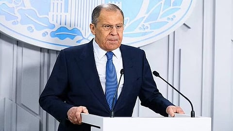 Russian Foreign Minister Sergei Lavrov 