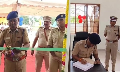 Tambaram police commissioner inaugurated the Medavakkam police station on Thursday.