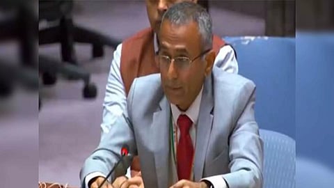 Charge d'Affaires and India's Deputy Permanent Representative to UN, R Ravindra (Image: X/@IndiaUNNewYork)