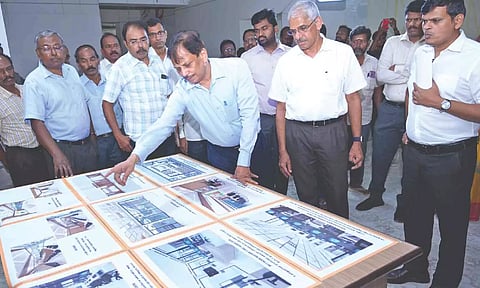 CS Shiv Das Meena reviewing the pre-monsoon mitigation work