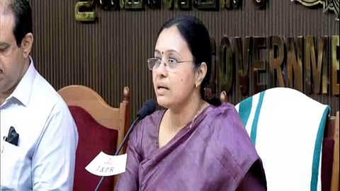 Kerala state Health Minister Veena George