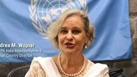 UNFPA India chief Andrea Wojnar