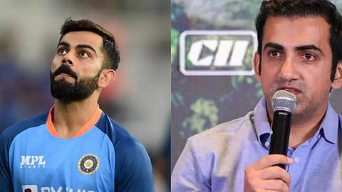 Virat Kohli and Gautham Gambhir (PTI)