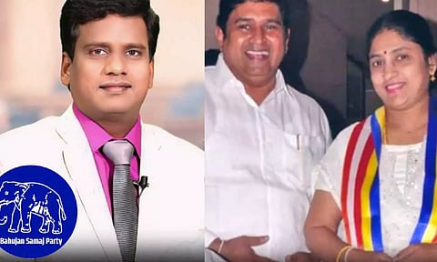  P Anandan; Armstrong's bereaved wife, Porkodi (Thanthi tv)