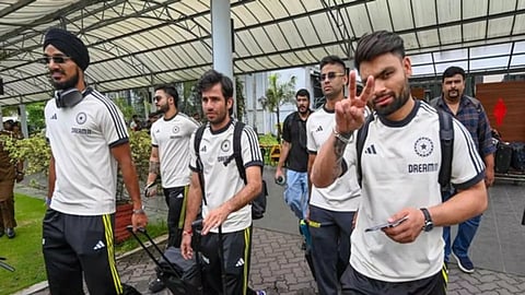  Indian men's cricket team arrived in Sri Lanka (Photo/X)