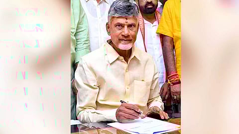 Andhra Pradesh Chief Minister Chandrababu Naidu (Photo/ANI)