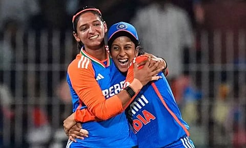 Indian women's team players (PTI)