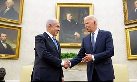 US President Joe Biden and Israeli Prime Minister Benjamin Netanyahu
