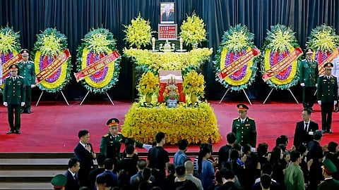 Funeral of Communist Party general secretary Nguyen Phu Trong (AP)