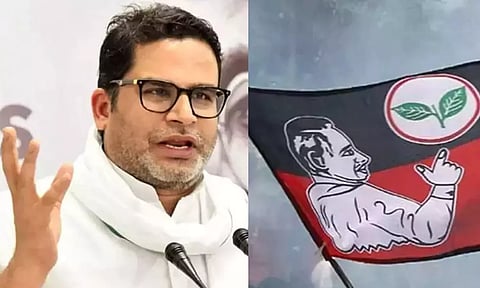 Prashant Kishor; AIADMK Flag