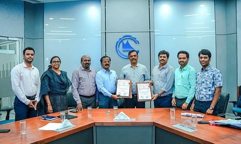 During Contract Agreement sign metro corridor line between Poonamallee to Parandur