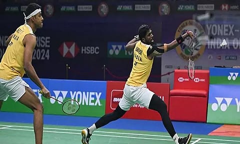 Satwiksairaj Rankireddy and Chirag Shetty. (Photo- BAI Media)