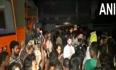 Visual from the spot