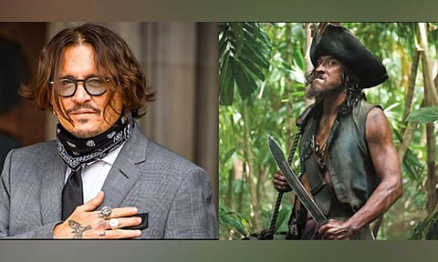 Johnny Depp, late actor Tamayo Perry (X)