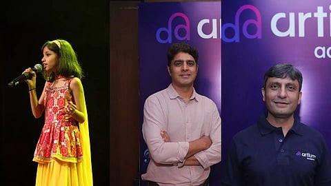 L to R: Shreyanvi, Vivek Raicha, and Ashish Joshi