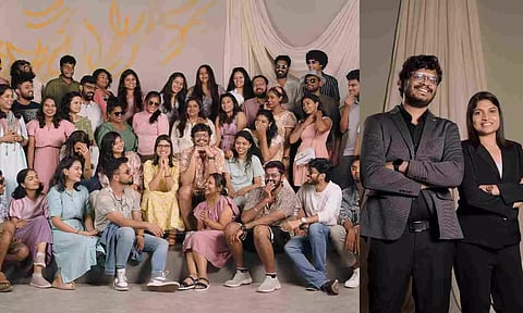 The Indian Choral Ensemble; Choir directors Karthik Manickavasakam and Kalyani Nair