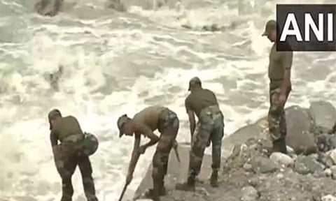 Rescue operation underway in Rampur's Samej, Himachal Pradesh